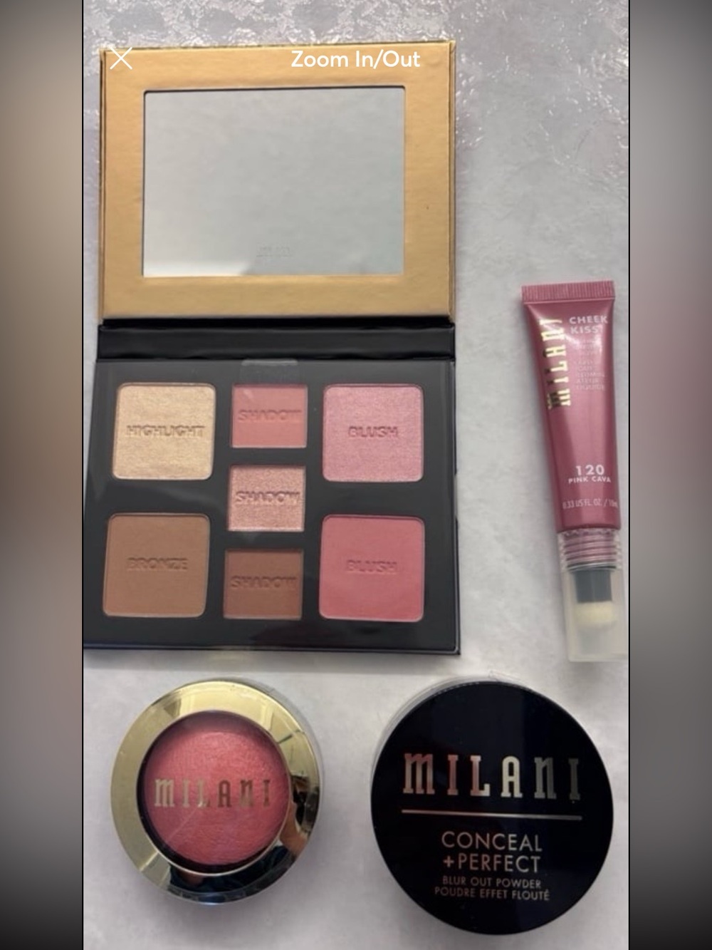 New Milani Bundle 4 Makeup products